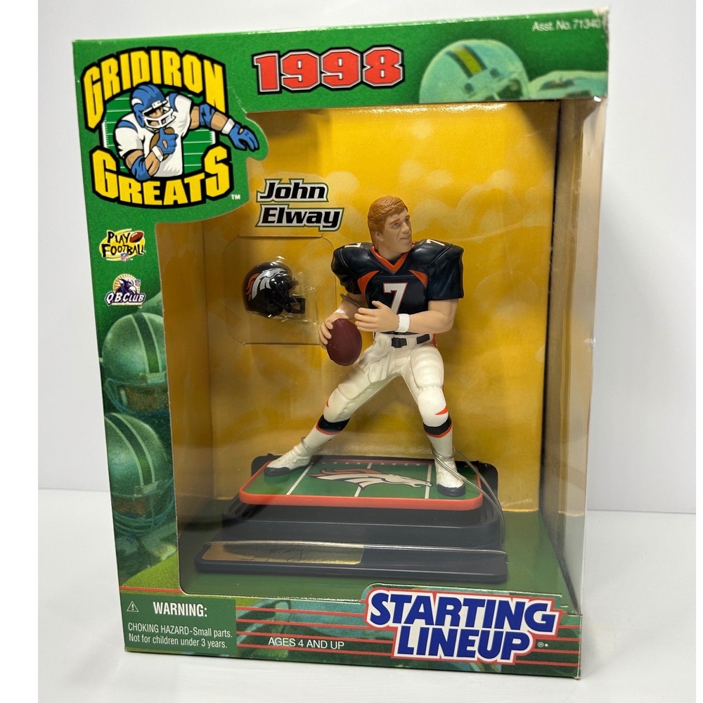 John Elway 1998 Gridiron Greats Starting Lineup Denver Broncos Figure Kenner